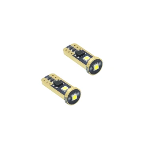 Σετ T10 LED W5W 12V 3 SMD 5630 Canbus 400LM 5W Ψυχρό Λευκό 6000K 2τμχ