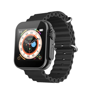 Smartwatch με Παλμογράφο και Απάντηση Κλήσεων - Μηνυμάτων U8 Ultra Μαύρο