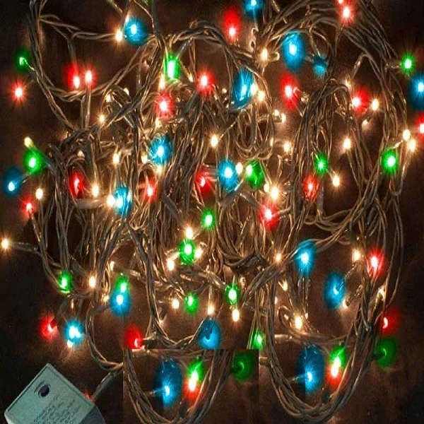 Χριστουγεννιάτικα 96 LED λαμπάκια 3m κουρτίνα BX-029 πολύχρωμη