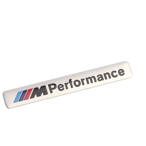 Αυτοκόλλητο ανάγλυφο M performance XW-25 Ασημί