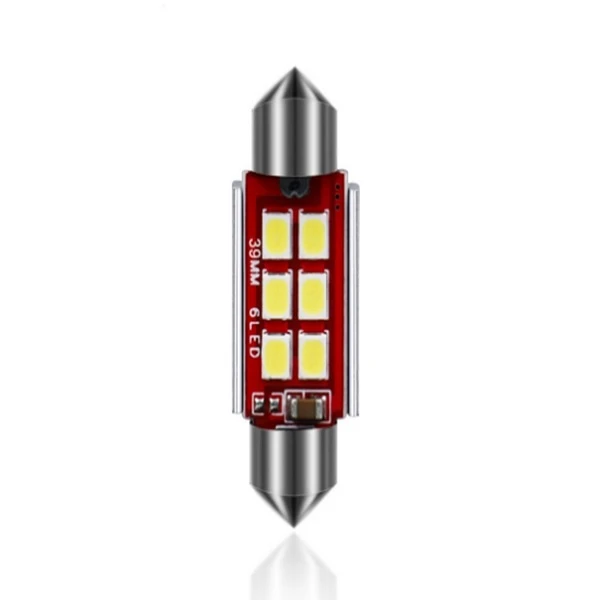 Λάμπα Αυτοκινήτου Canbus LED 6000K Ψυχρό Λευκό 39mm 2τμχ. w15190-2-1
