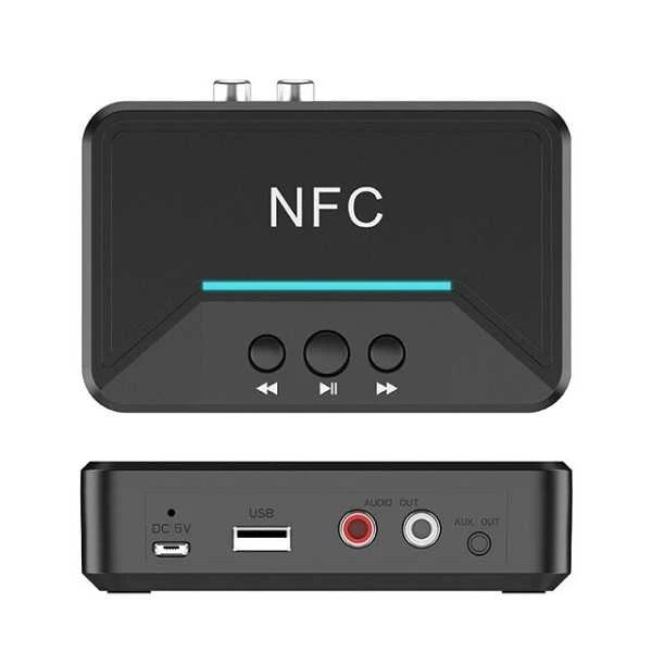 Ασύρματος Αναμεταδότης Ήχου Bluetooth/NFC v5.0 ZY-905 Μαύρο