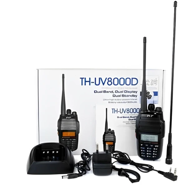 Ασύρματος Πομποδέκτης UHF/VHF 10W με Μονόχρωμη Οθόνη TYT-THUV8000D