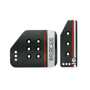 Πεταλίερα αυτοκινήτου 2 τμχ. SPARCO HW-0305B μαύρο χρώμα