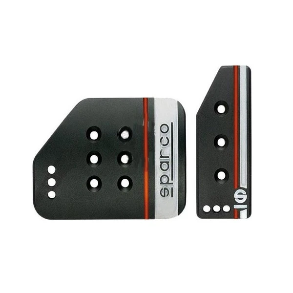 Πεταλίερα αυτοκινήτου 2 τμχ. SPARCO HW-0305B μαύρο χρώμα