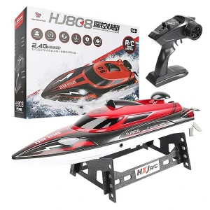 Τηλεκατευθυνόμενο Σκάφος 25km/h 2.4G – RC HJ808 Κόκκινο