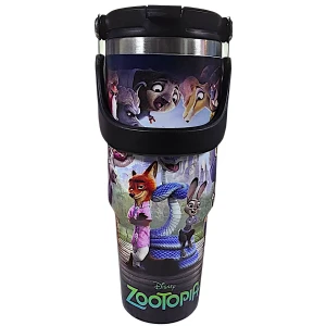 Zootopia Nike&Judy - Judy Hopps και Nick Wilde  Θερμός Παγούρι Ζεστό Κρύο 900ml 70806-1 Μαύρο