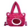 Lotso Bear Παιδική Λούτρινη Τσάντα Ώμου Χιαστί 0723-80 Φράουλα