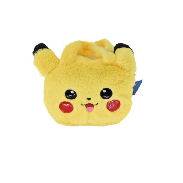 Pokemon Pikachu Παιδική Λούτρινη Τσάντα Ώμου Χιαστί 0723-5-1  Κίτρινο