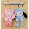 Λούτρινη παιδική τσάντα Πλάτης Sanrio Kuromi Hello Kitty 10291-3 Ροζ