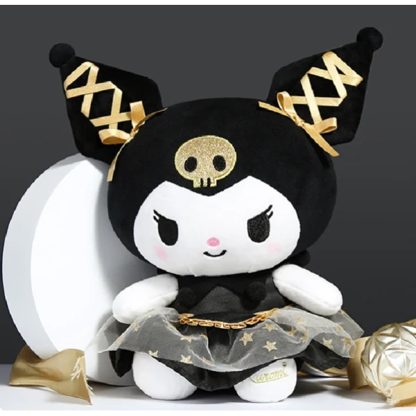 Λούτρινο Sanrio Kuromi Hello Kitty 50cm 1440-234-1 Μαύρο