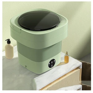 Μίνι πτυσσόμενο πλυντήριο ρούχων 6l 2399 πράσινο