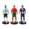 Σετ 3 Φιγούρες Δράσης Ποδοσφαιριστές Lionel Messi Cristiano Ronaldo Kylian Mbappe 30cm 50614-SET