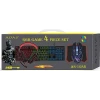 AOAS AS-1088 4in1 Σετ Gaming Πληκτρολόγιο με RGB φωτισμό & Ποντίκι (Αγγλικό US)