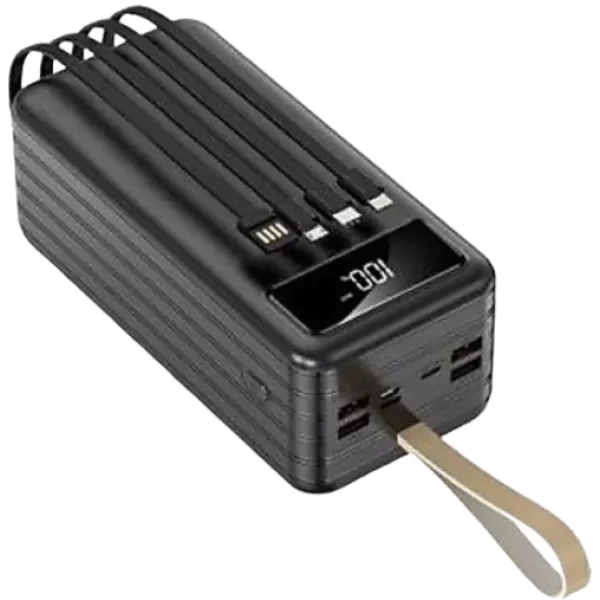 POWER BANK 60000mAh ME ΦΑΚΟ 4 ΘΥΡΕΣ USB-A ΚΑΙ ΘΥΡΑ USB-C GP860.ΜΑΥΡΟ
