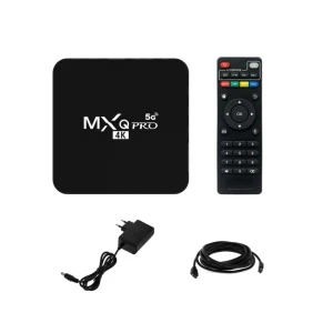 TV Box MX9 4K UHD με WiFi USB 2.0 4GB RAM και 64GB Αποθηκευτικό Χώρο με Λειτουργικό Android MX9 Black