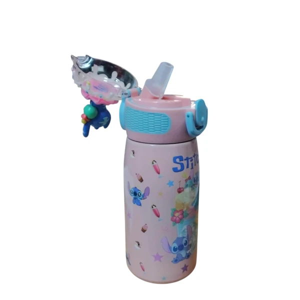 Stitch Θερμός παγούρι Ζεστό Κρύο 470ml 6856-14-2 Ροζ