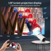 Έξυπνος Προβολέας 1080P, Android 11.0, 120 ANSI Lux  HY300 Λευκό