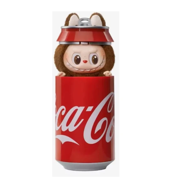 Labubu Monsters Coca-Cola Λούτρινο Πλαστικό Πρόσωπο Have A Seat Vinyl Plush Blind Box 1440-69315