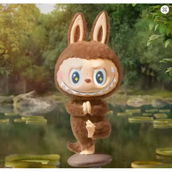 Μίνι φιγούρες Labubu Lazy Yoga σε κουτί Surprise KO-8668