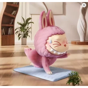 Μίνι φιγούρες Labubu Lazy Yoga σε κουτί Surprise KO-8668