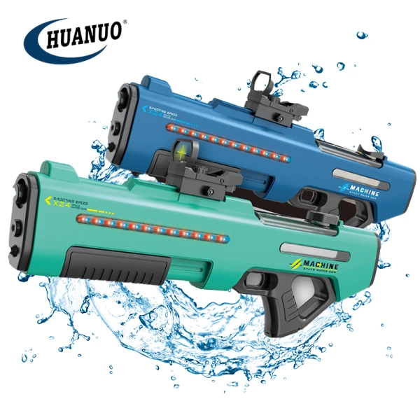 Παιδικό Ηλεκτρικό Νερομπίστολο 680ml Εμβέλεια 10m 3 Λειτουργίες KB1390 Κόκκινο