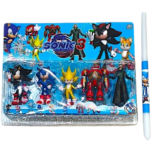 Πασχαλινή Λαμπάδα Σετ Φιγούρες Sonic 3 (5 τεμ.) L26-51227-1