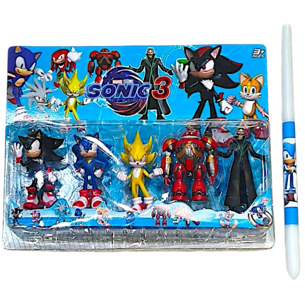 Πασχαλινή Λαμπάδα Σετ Φιγούρες Sonic 3 (5 τεμ.) L26-51227-1