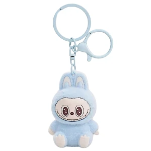 Μπρελόκ Flocked Mini Labubu 1440-87471 -2 Μπλε