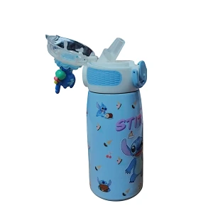 Stitch Θερμός παγούρι Ζεστό Κρύο 470ml 6856-14-1 Μπλε