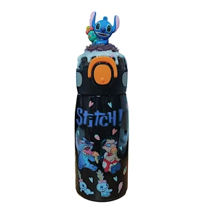 Stitch Θερμός παγούρι Ζεστό Κρύο 470ml 6856-14-3 Μαύρο